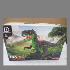 Lucky Doug 8 Channels 2.4G Remote Control Spray Dinosaur Toys for Kids,with Rech