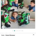 Lucky Doug 8 Channels 2.4G Remote Control Spray Dinosaur Toys for Kids,with Rech