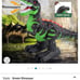 Lucky Doug 8 Channels 2.4G Remote Control Spray Dinosaur Toys for Kids,with Rech