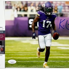 NFL K.J. Osborn Signed Minnesota Vikings 8x10 Photo C Autograph JSA COA