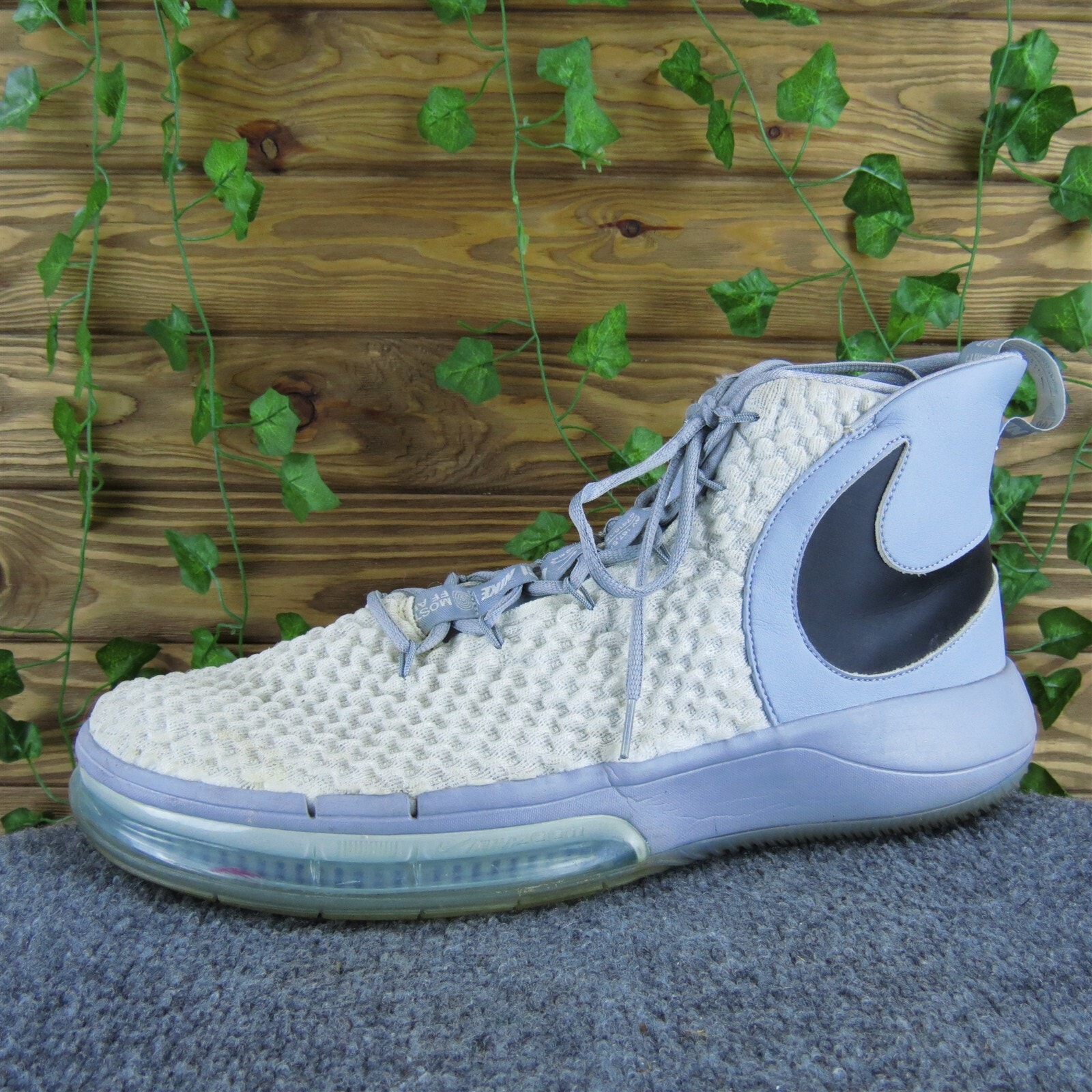 Nike Men's Alphadunk TB Sneaker Gray Size 17 Medium Gently Used 2025