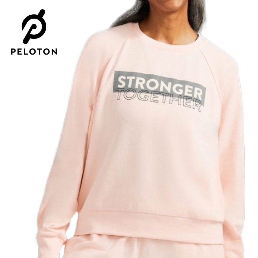 Women's Peloton Unwind Pullover Sweatshirt | Color Pink | Size S