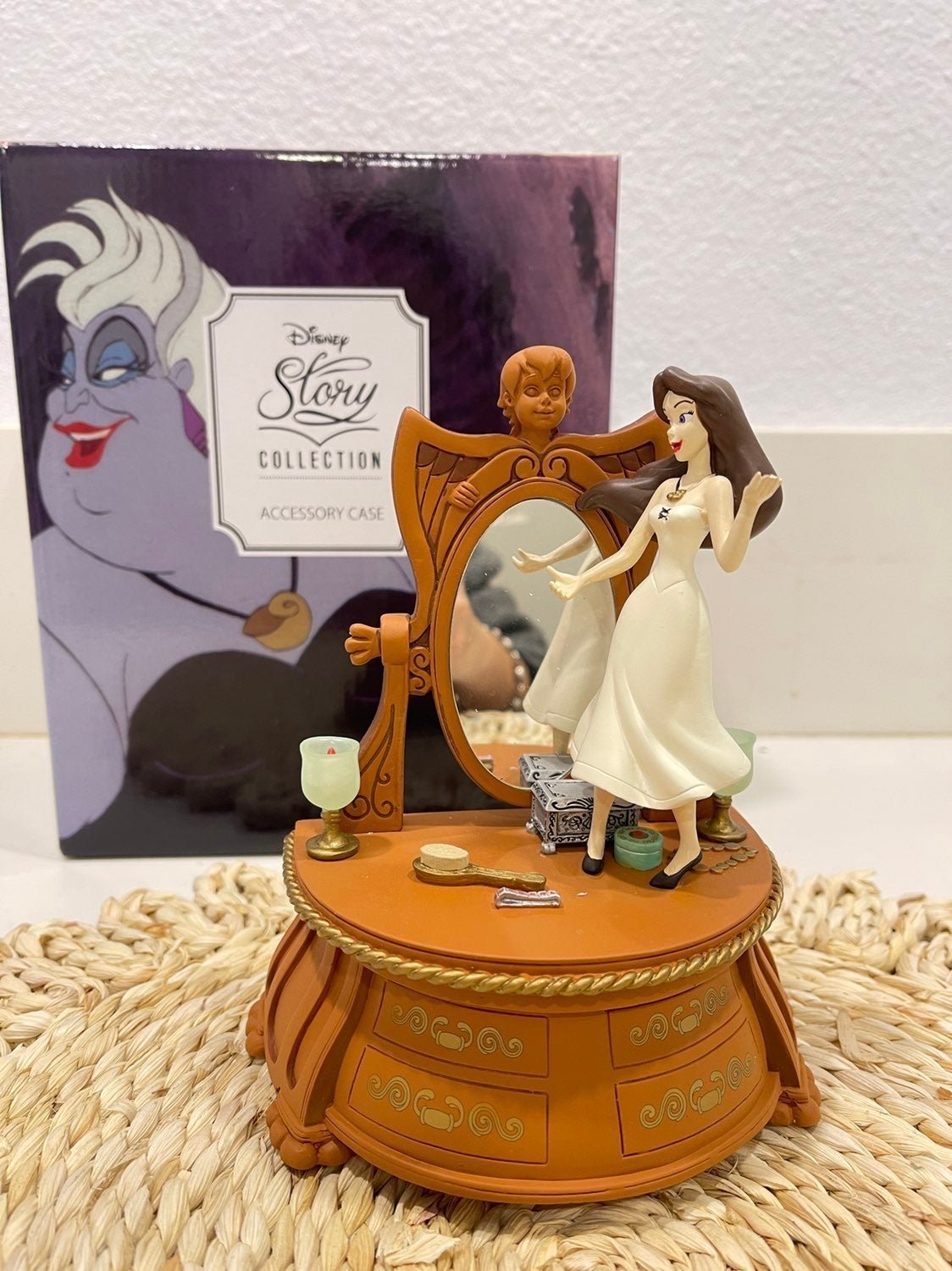 Disney Store Japan The Little Mermaid Figure box storage Ursula Vanessa