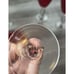 Demdaco Chocolate Berries Red Water Goblets Handblown Glass Set Of 4