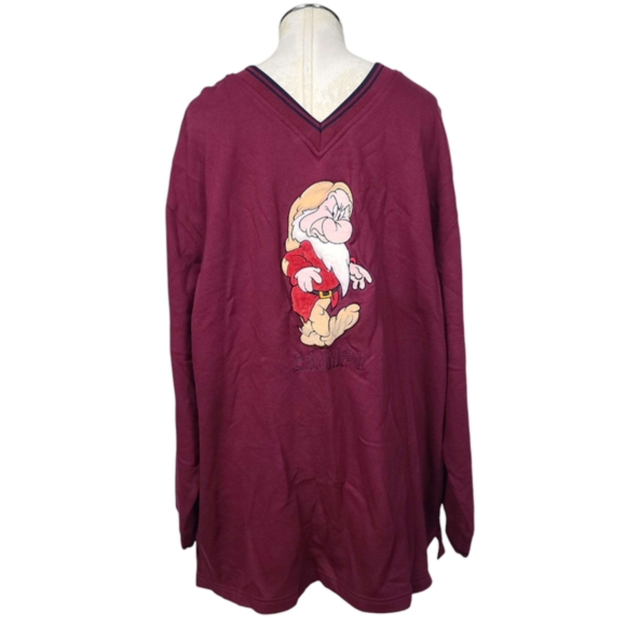 Disney Snow White & The Seven Dwarfs Grumpy V Neck Sweater XL