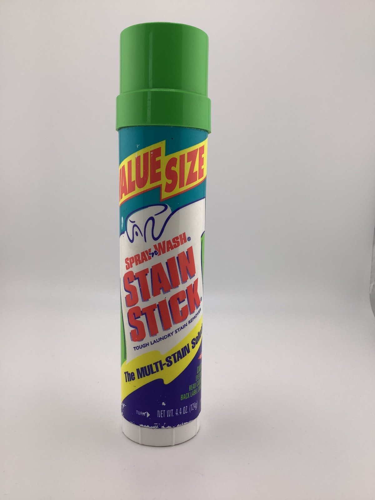 Vintage Spray N Wash Laundry Stain Remover 4.4 oz Stick Made in USA**