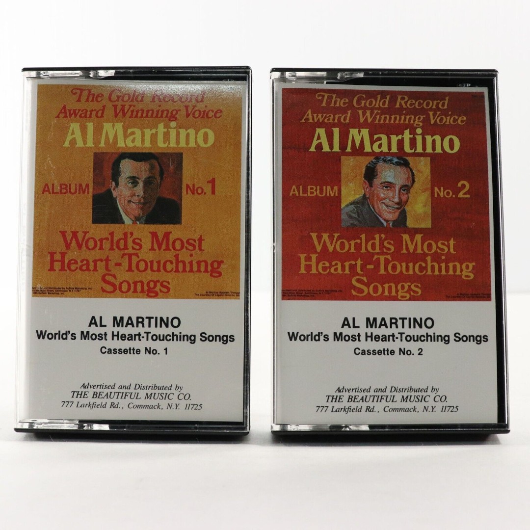 Al Martino World's Most Heart Touching Songs (2 Cassette Tape Set 1985) SMIC-80A