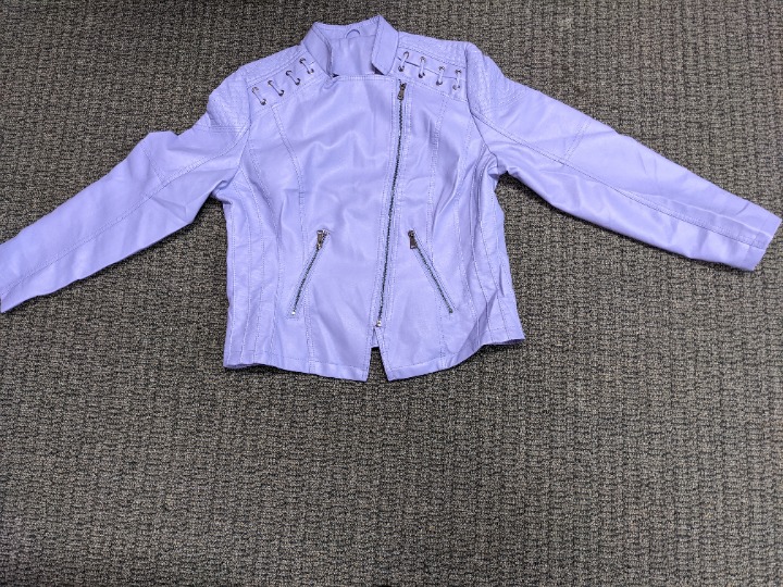 womens leather jacket size xl