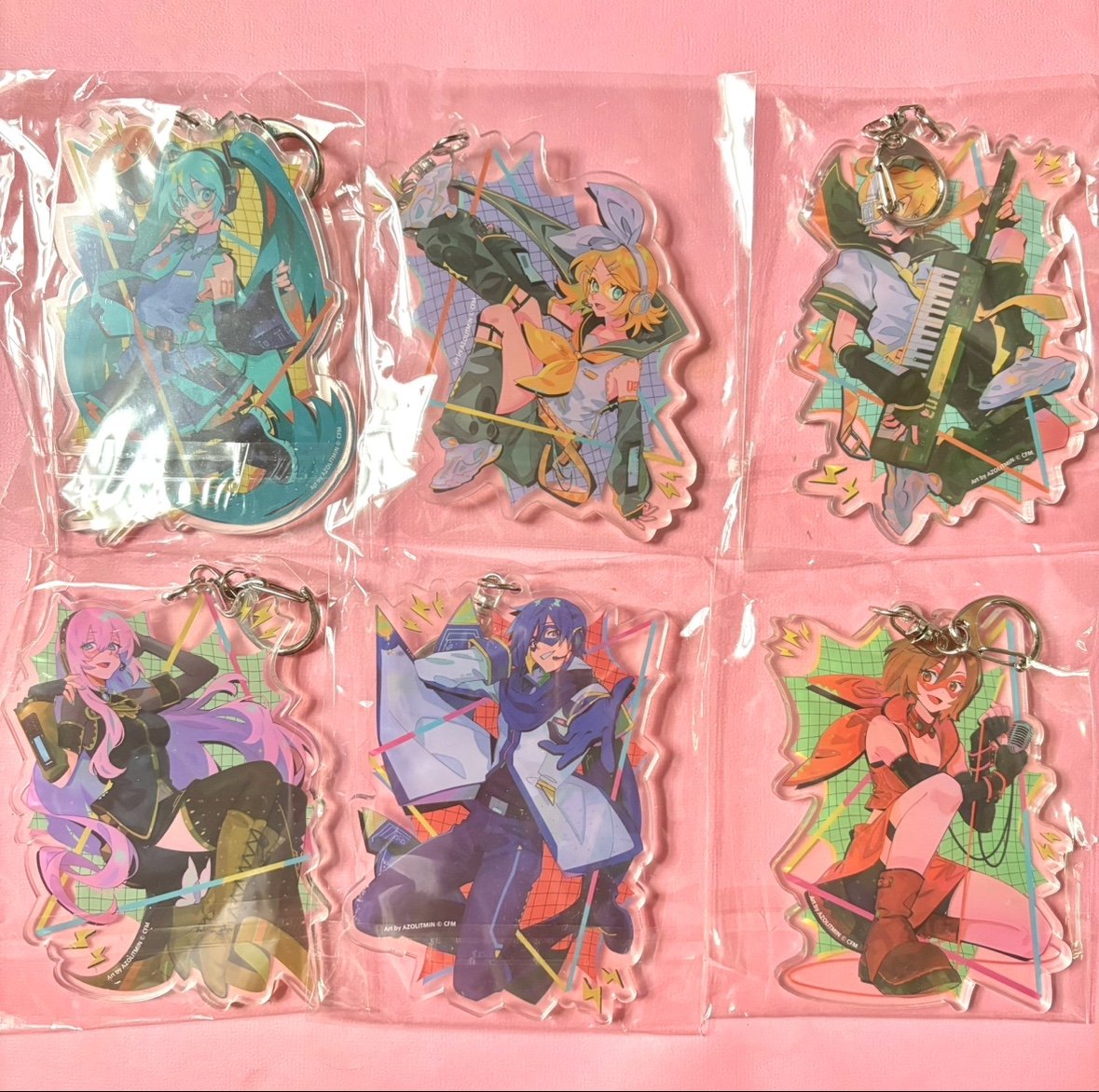 Miku Expo Acrylic Keychains