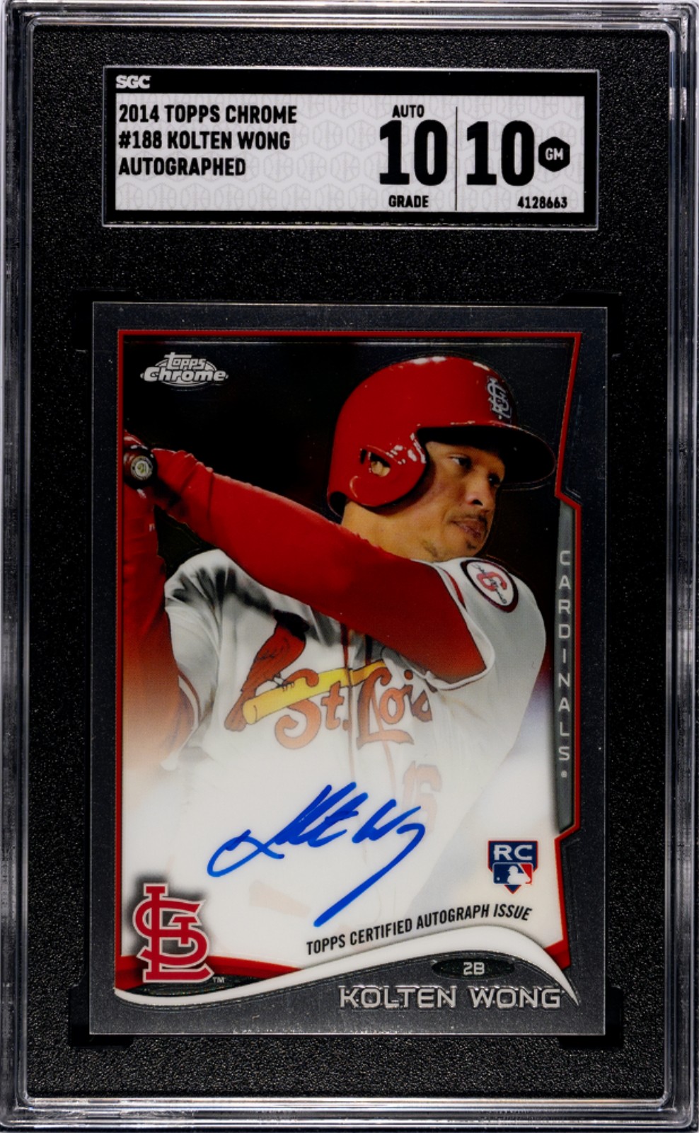 Kolten Wong Rookie Auto Card