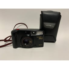 Rare Yashica 34 mm Film Camera MG-2 w/Auto Flash/Date Stamp/Case Excellent Cond
