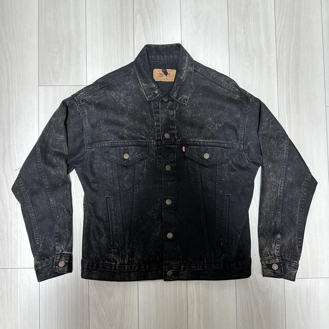 LEVI'S DENIM JACKET CHEMICAL WASH USA製