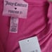 Juicy Couture Hot Pink Soft Ribbed Pajama Onepiece y2k Kawaii Barbiecore Bling