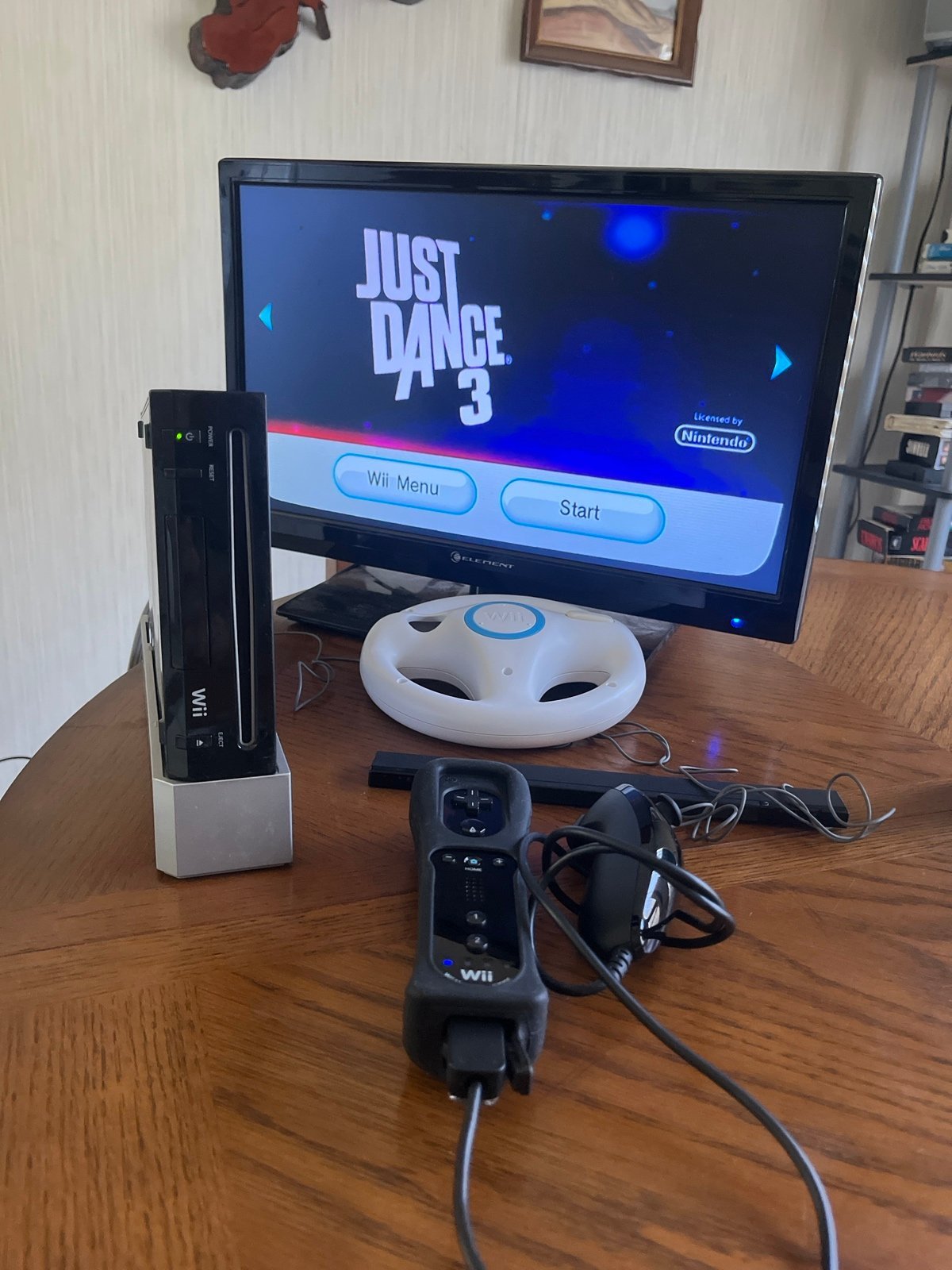 Nintendo Wii Console Black TESTED
