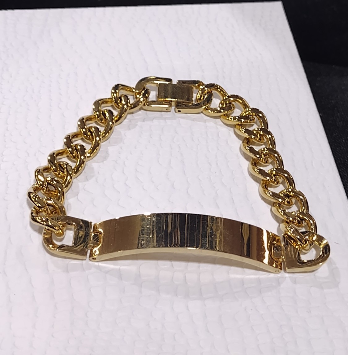 Men's ID bracelet stainless steel