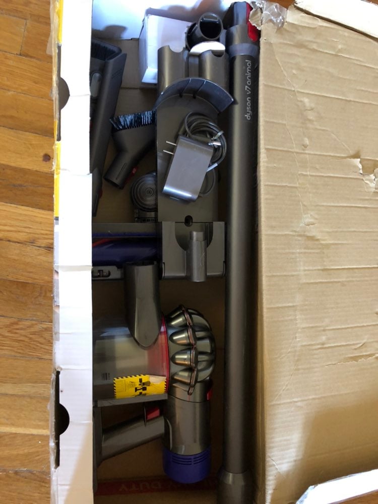 Dyson V7 Animal Cordless Vacuum | Grey Item is washed and cleaned and in very