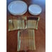 150 Pieces Gold Disposable Plates for 25 Guests, Full Set for Party and Wedding