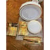 150 Pieces Gold Disposable Plates for 25 Guests, Full Set for Party and Wedding