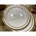 150 Pieces Gold Disposable Plates for 25 Guests, Full Set for Party and Wedding