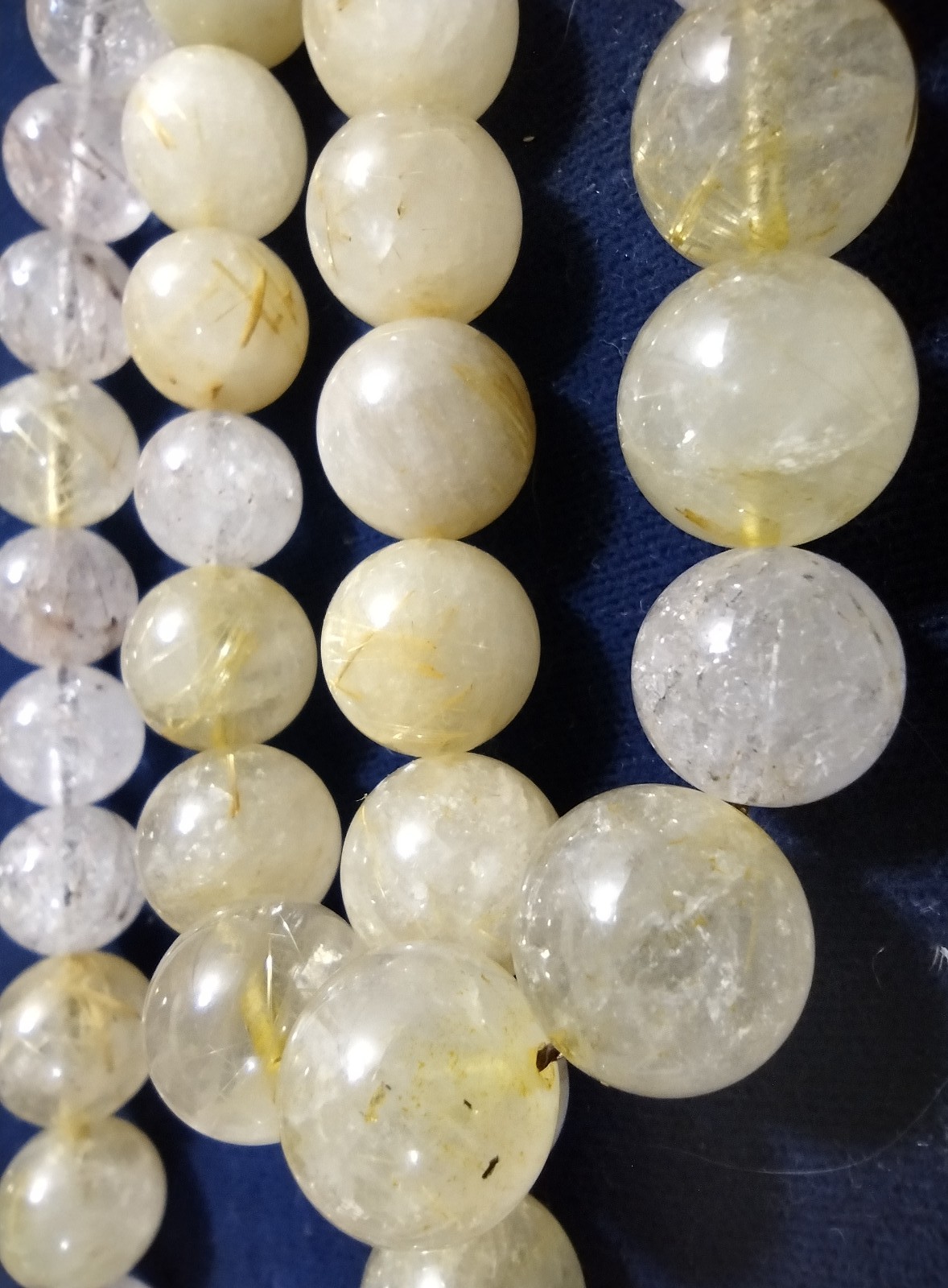 Crystal necklace: moonlit. :: bg4399