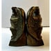 Vintage 1776 Brass American Bald Eagle Bookends By 1972 Colonial Virginia