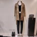 HOT ITEM Fitted Belted Coat in Sequin Gold