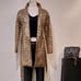 HOT ITEM Fitted Belted Coat in Sequin Gold