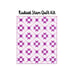 Purple Radiant Stars Quilt Kit (60 x 72 )