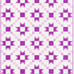 Purple Radiant Stars Quilt Kit (60 x 72 )