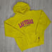 Pacific & Co Las Vegas Hoodie Bright Yellow and Neon Pink Embroidery Size Large