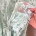 New J. Crew Three-quarter-sleeve dress in chantilly lace Mint Green- Sz. 0