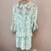 New J. Crew Three-quarter-sleeve dress in chantilly lace Mint Green- Sz. 0