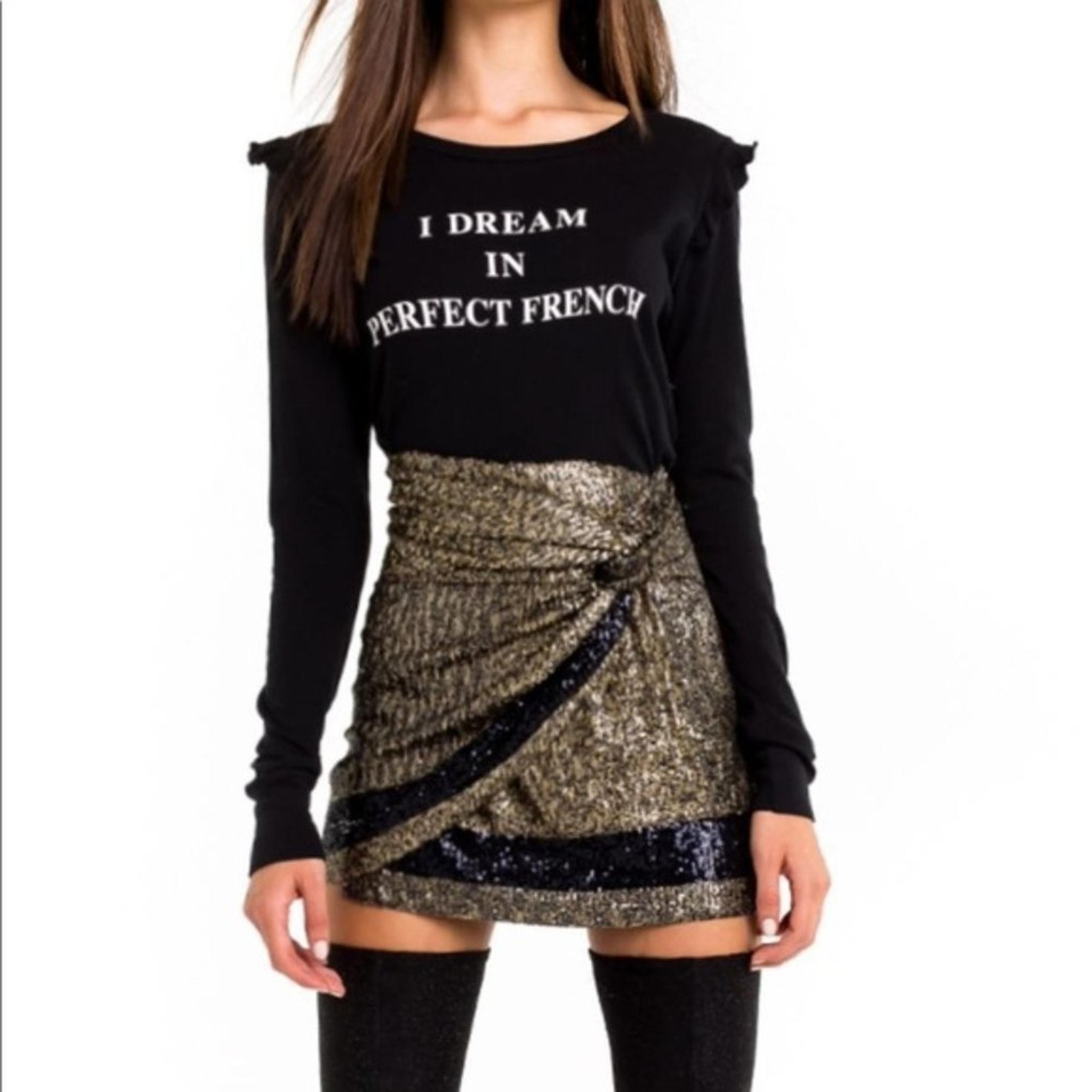 WILDFOX Sequin Daredevil Mini Skirt NWT