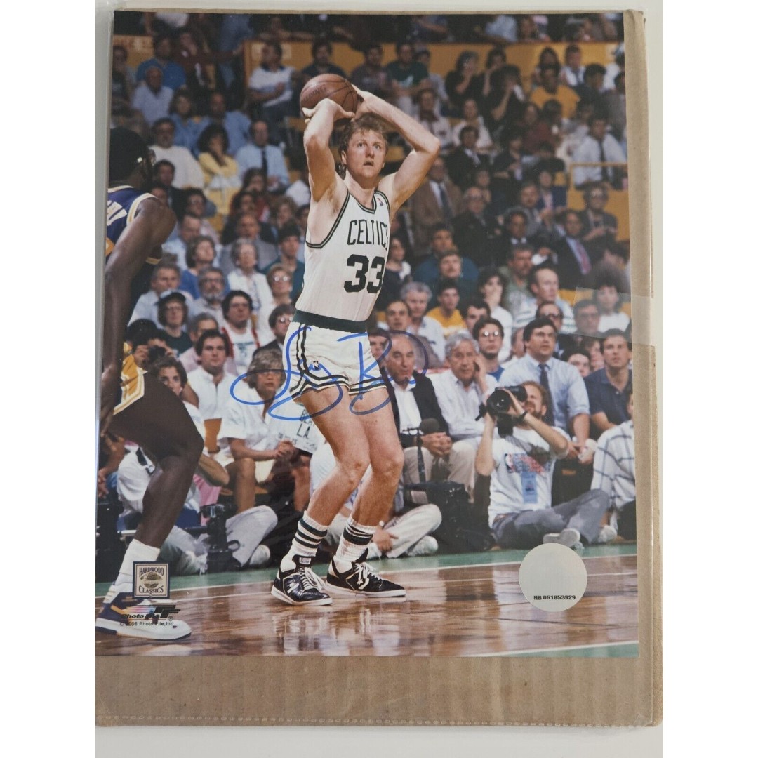 Signed Autographed Larry Bird Boston Celtics Photo Authentic 8X10 COA 2006