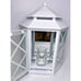 PartyLite Lattice Mirrored Lantern Rare Retired New In Box P23D/P91835