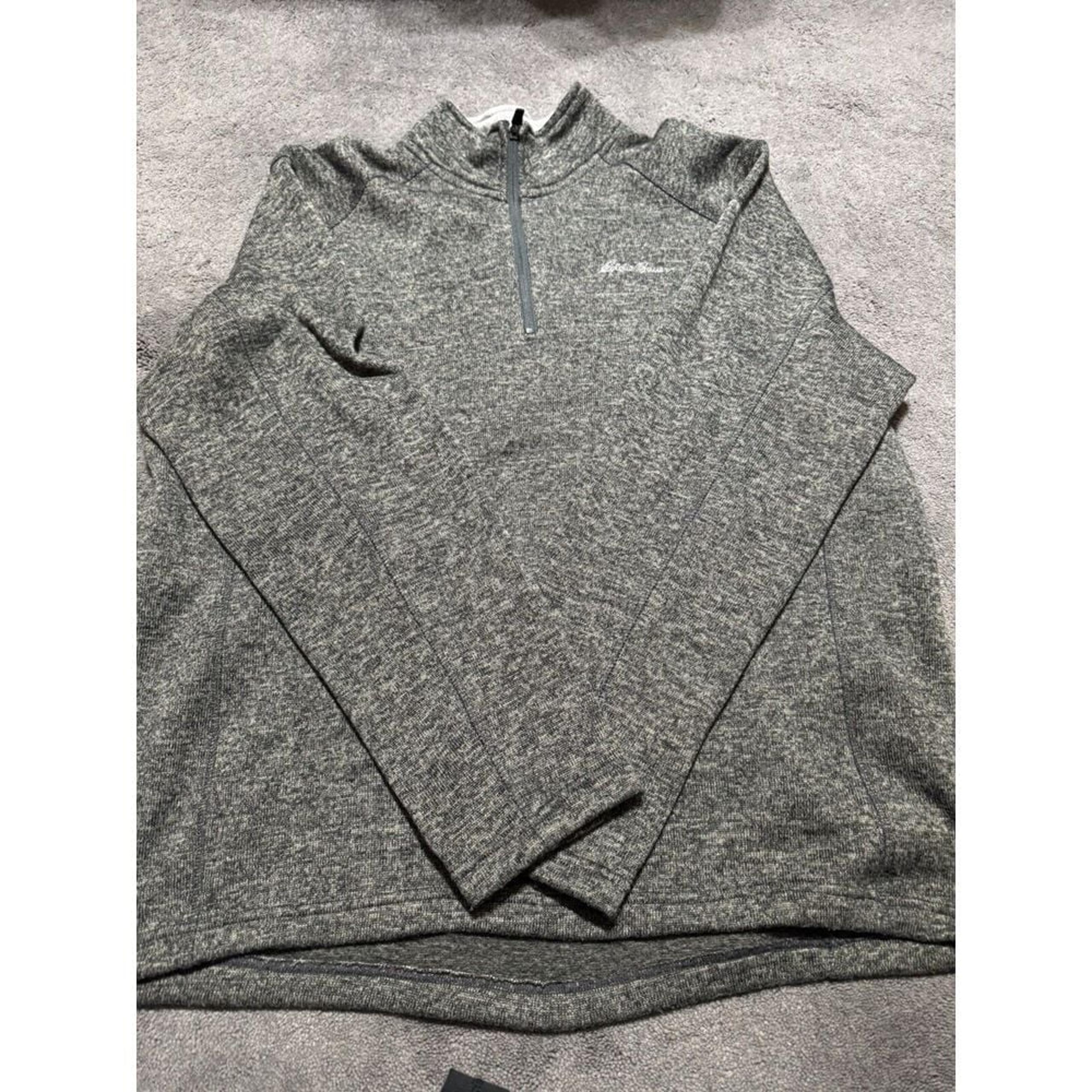 Eddie Bauer 1/4 Zip Sweatshirt Men's  XXL Green