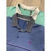 Adidas Mens 2 Polo Bundle Size Large Short Sleeve Striped Colorblock