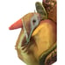 Large Stuffed Fabric Tom Turkey Thanksgiving Decor Satin Centerpiece Plush 18