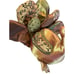 Large Stuffed Fabric Tom Turkey Thanksgiving Decor Satin Centerpiece Plush 18