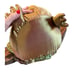 Large Stuffed Fabric Tom Turkey Thanksgiving Decor Satin Centerpiece Plush 18