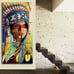 Native American girl wall art