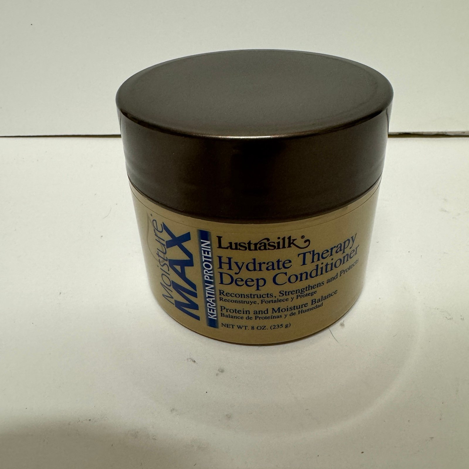 Lustrasilk Moisture Max Keratin Protein Hydrate Therapy Deep Conditioner HTF