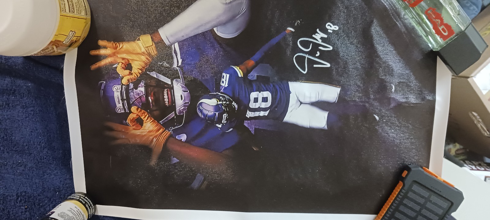 Signed Justin Jefferson picture