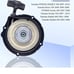 YFM350 Pull Start Recoil Starter Compatible with Yamaha Bruin Grizzly Kodiak 350
