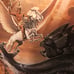 Clash Of The Titans 1981 adv one sheet Movie Poster on linen kraken Pegasus