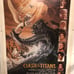 Clash Of The Titans 1981 adv one sheet Movie Poster on linen kraken Pegasus