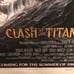 Clash Of The Titans 1981 adv one sheet Movie Poster on linen kraken Pegasus