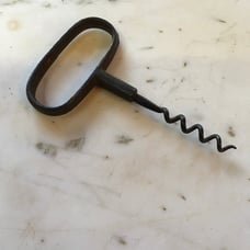 Circa 1900s cork screw 4 finger pull/wine bottle opener