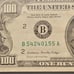 Vintage 1985 100 Dollar Note/Bill