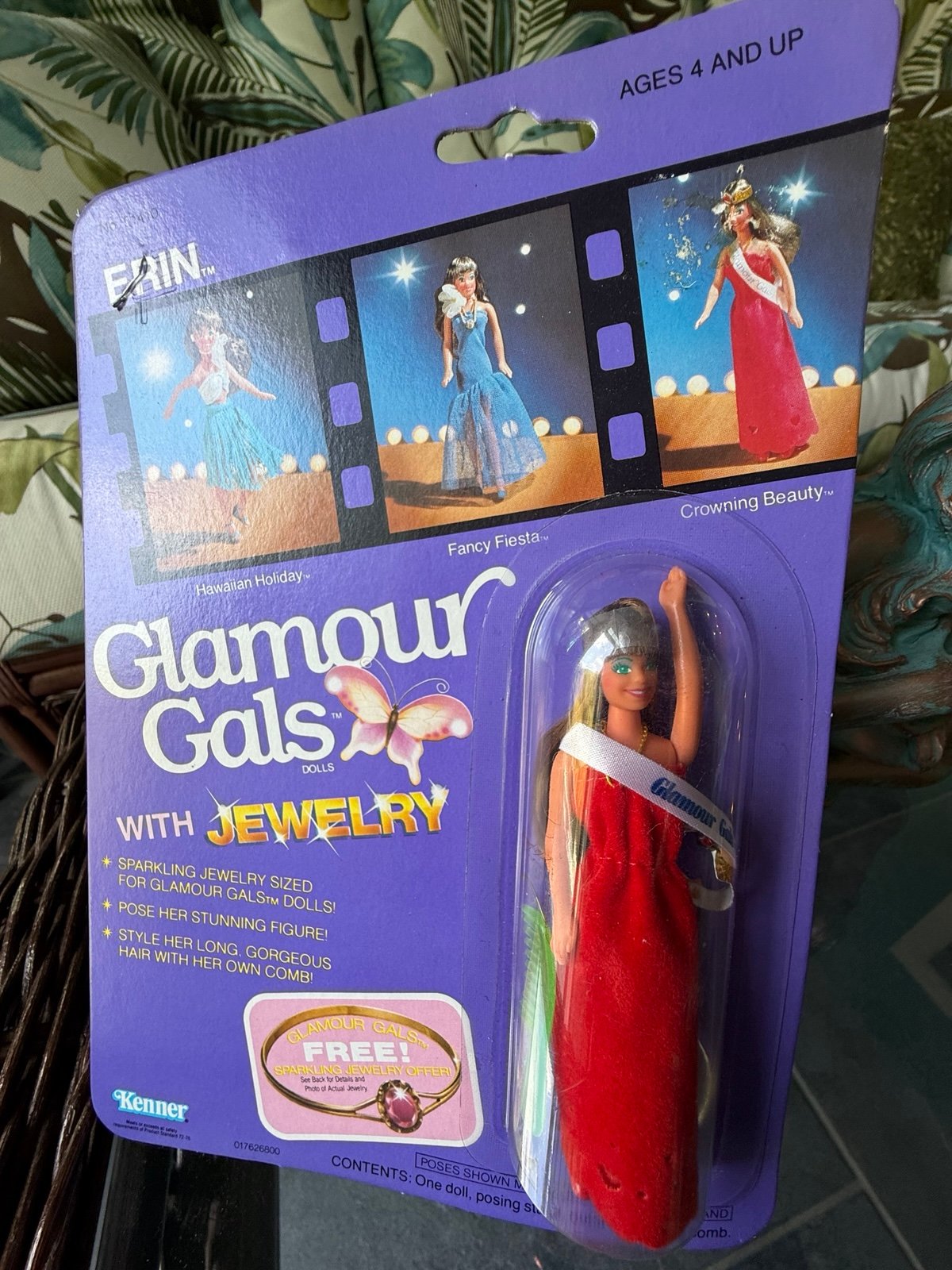 MOC Glamour Gals Collection Doll Erin in Crowning Beauty, 1982 Kenner